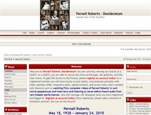 Tablet Screenshot of pernellroberts.net